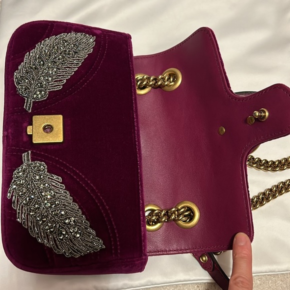 GUCCI MARMONT limited edition in velvet & silk lining - Picture 5 of 12